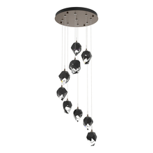 Hubbardton Forge 131140-SKT-LONG-05-BP0754 - Chrysalis 9-Light Small Crystal Pendant