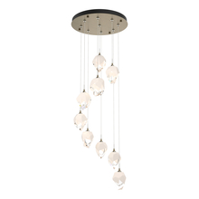 Hubbardton Forge 131140-SKT-STND-84-WP0754 - Chrysalis 9-Light Small Crystal Pendant