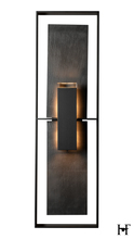 Hubbardton Forge 302666-SKT-80-SL-ZM0850 - Shadow Box Tall w/Slate Dark Sky Friendly Outdoor Sconce
