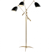 Visual Comfort & Co. Signature Collection ALL US ARN 1009HAB-BLK - Sommerard Triple Arm Floor Lamp