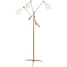 Visual Comfort & Co. Signature Collection ALL US ARN 1009HAB-WHT - Sommerard Triple Arm Floor Lamp
