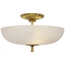 Visual Comfort & Co. Signature Collection ALL US ARN 4415HAB-ALB - Pascal 14" Bowl Semi-Flush Mount