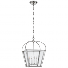 Visual Comfort & Co. Signature Collection ALL US CHC 3438PN-CG - Riverside Small Square Lantern