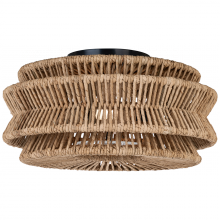 Visual Comfort & Co. Signature Collection ALL US CHC 4015BZ/NAB - Antigua Large Drum Semi-Flush Mount