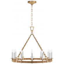 Visual Comfort & Co. Signature Collection ALL US CHC 5872AB/NRT - Darlana Medium Wrapped Ring Chandelier