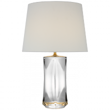 Visual Comfort & Co. Signature Collection ALL US JN 3900CG-L-CL - Figlia 27" Cordless V-Cut Round Table Lamp