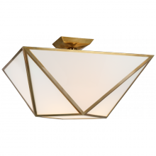 Visual Comfort & Co. Signature Collection ALL US JN 4241HAB-WG - Lorino Large Semi-Flush Mount