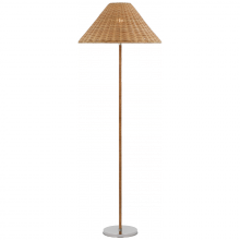 Visual Comfort & Co. Signature Collection ALL US MF 1200PN-NTW - Wimberley Medium Wrapped Floor Lamp