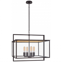 Visual Comfort & Co. Signature Collection ALL US S 5797AI-CG - Halle Wide Hanging Lantern