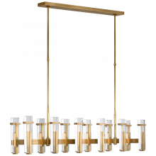 Visual Comfort & Co. Signature Collection ALL US S 5915HAB-CG - Malik Large Linear Chandelier