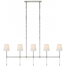 Visual Comfort & Co. Signature Collection ALL US SK 5055PN-L - Camille Medium Linear Chandelier
