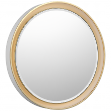 Visual Comfort & Co. Signature Collection ALL US TOB 2960WHT/G - Tricia 24" Illuminated Round Mirror