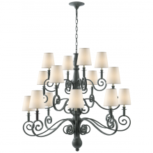 Visual Comfort & Co. Signature Collection RL TOB 5203DG-NP - Lillie Road Large Chandelier