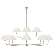 Visual Comfort & Co. Signature Collection ALL US TOB 5458PW-L - Piaf Oversized Two Tier Chandelier