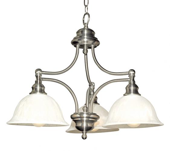 Nickel Down Chandelier