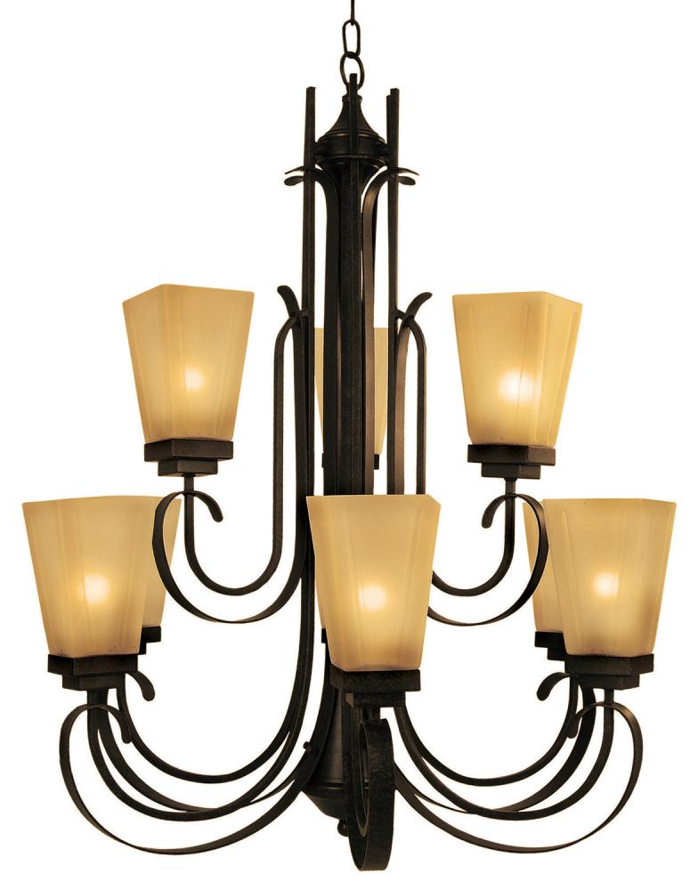 Bronze Up Chandelier