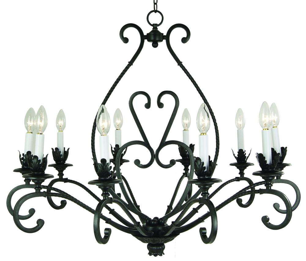 Bronze Up Chandelier