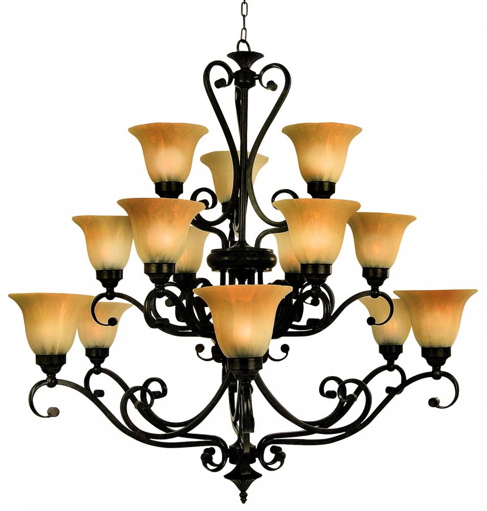 Bronze Up Chandelier