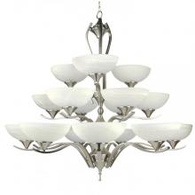 Yosemite Lighting 1330-3+6+9SN - Nickel Up Chandelier