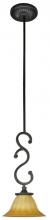Yosemite Lighting 94451-1VB - Bronze Down Mini Pendant