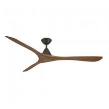 Modern Forms US - Fans Only FR-D2504-72-BZ/DK - Carve 72 Downrod Ceiling Fan