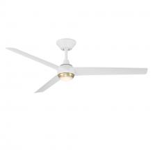 Modern Forms US - Fans Only FR-W2503-54L-SB/MW - PISCES Downrod ceiling fan