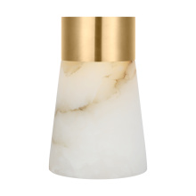 Visual Comfort & Co. Modern Collection SLTB66727HABALB - Caspe Alabaster 8 Rechargeable Table Lamp