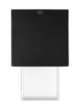 Visual Comfort & Co. Modern Collection 700OFMSQGE92710BUNV - Modern Square Geometric Medium Ceiling Flush Mount Light in a Black finish