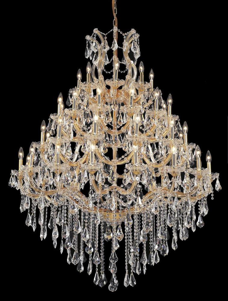 Maria Theresa 49 Light Gold Chandelier Clear Royal Cut Crystal