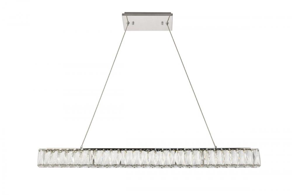 Monroe Integrated LED chip light Chrome Chandelier Clear Royal Cut Crystal