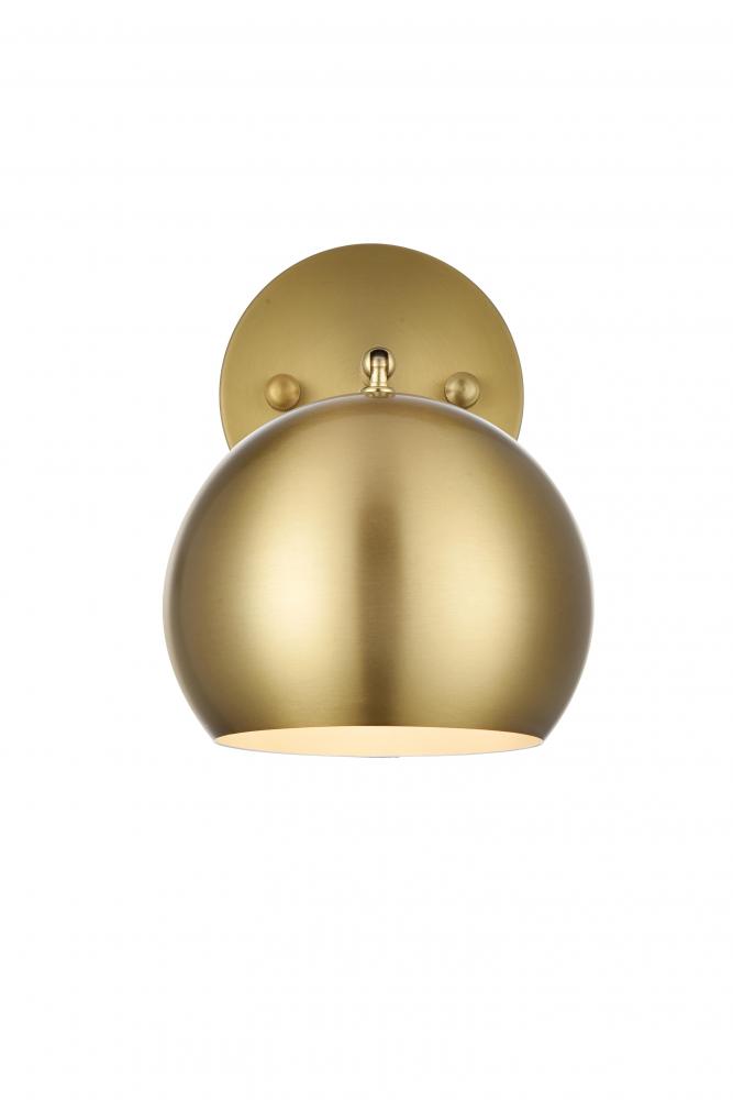 Othello Wall Sconce W5.9"E9.1"H7.8" Satin Gold