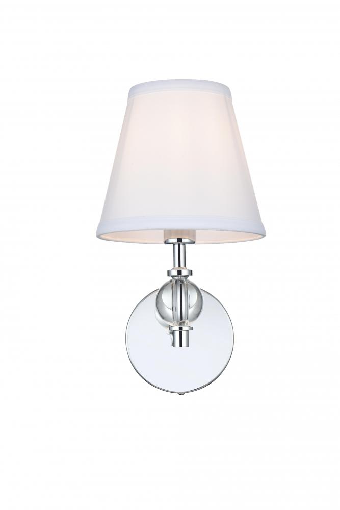 Bethany Wall sconce W6.7"E8.5"H12.5"Chrome