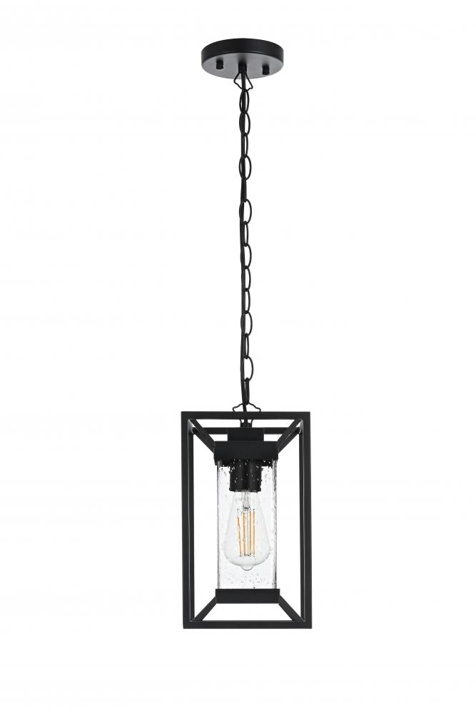 Outdoor Hanging L6.5" W6.5" H12.5" L1 Black
