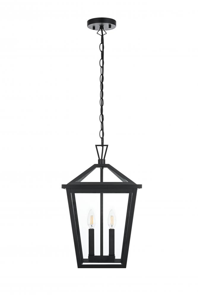 Outdoor Hanging L12" W12" H19" L2 Black