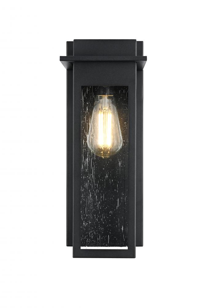 Wall sconce W5.5" H15.5" E6" L1 Black