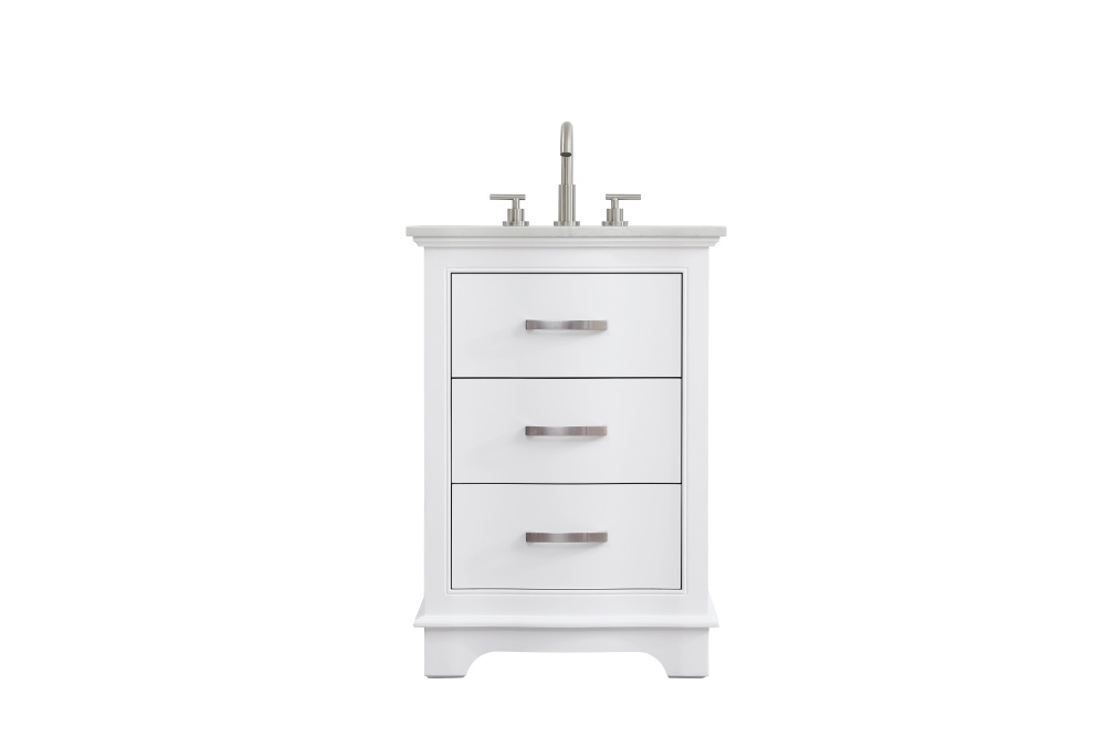 Vanity Cabinet 24"W x 22"D x 34"H white