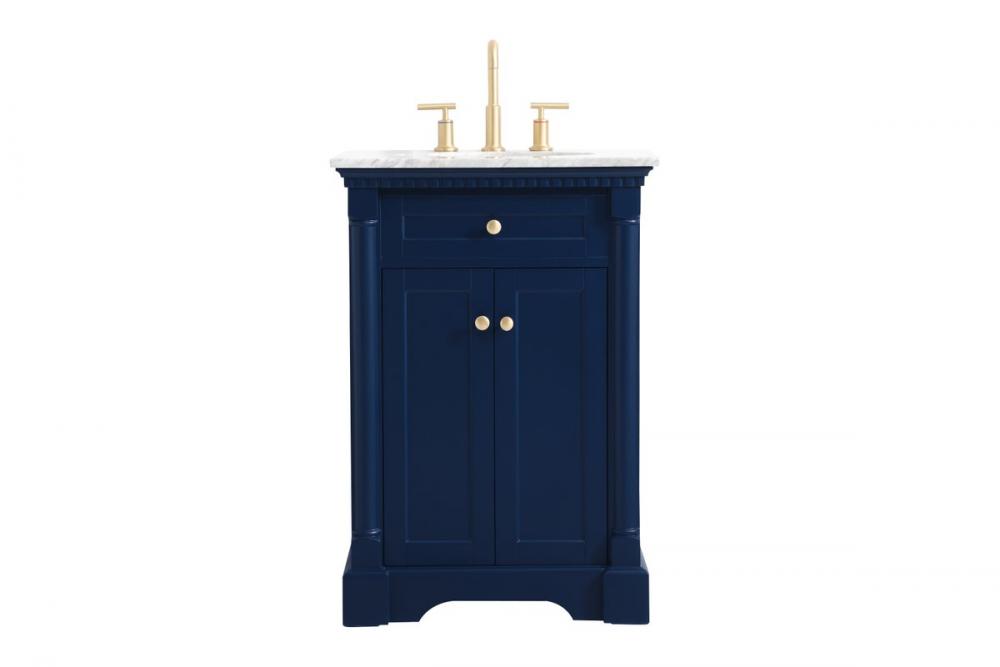24 inch Single bathroom vanity in  Blue