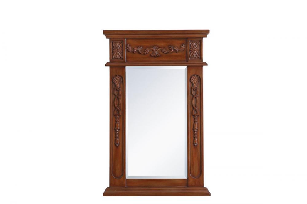 Wood Frame Mirror 18 Inchx28 Inch in Teak