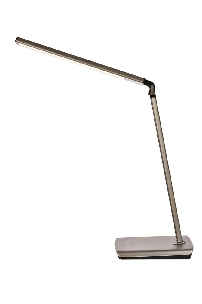 Illumen Collection 1-Light metallic grey Finish LED Desk Lamp