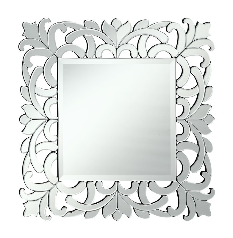 Modern 32 in. Contemporary Mirror in Clear