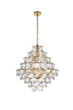 Elegant 1050G24SG - Pendant D24"H25"L15 Satin Gold