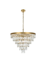 Elegant 1060D27SG - Pendant D27.5"H20.5"L13 Satin Gold