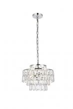 Elegant 1102D14C - Mila 14 inch pendant in chrome