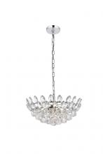 Elegant 1104D18C - Emilia 18 inch pendant in chrome