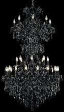 Elegant 2800D36SB/SS - Maria Theresa 34 light Black Chandelier