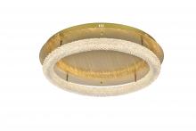 Elegant 3800F30SG - Bowen Flush D29.5''H5.5''LED 38W  L1 Satin Gold