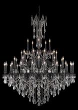 Elegant 9245G54DB/RC - Rosalia 45 light Dark Bronze Chandelier Clear Royal Cut Crystal