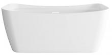 Elegant BT10459GW-WHT - Bathtub 59.1x30.7x24.8 GW with WHT drain kit