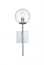 Elegant LD2359C - Neri Wall Sconce W5.9"E6.7"H17.8" Chrome