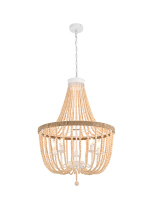 Elegant LD306D24BG - Pendant D24" H47" Beige